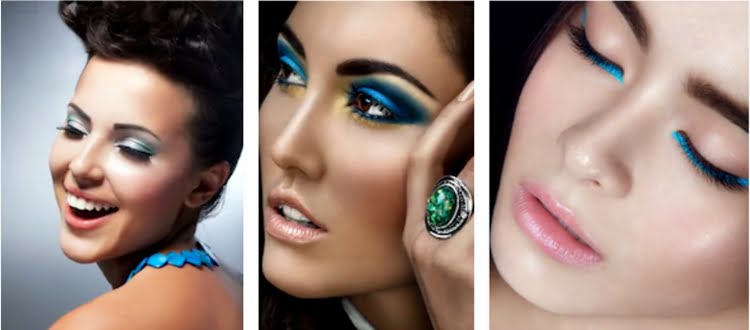Maquiagem Azul - passo a passo e fotos