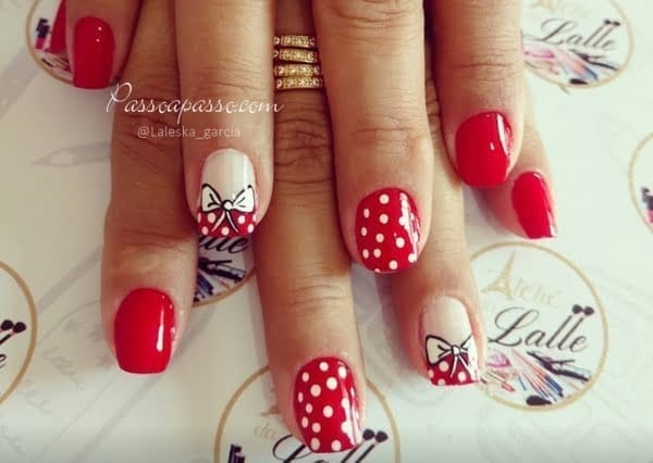 Como fazer laço na unha passo a passo Nail art com lacinhos Artesanato Ponta Negra ~ Como fazer laço na unha passo a passo Nail art com lacinhos