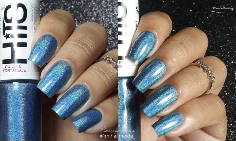 Unhas holográficas decoradas - Nova tendência de nail art que muda de cor!